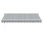 Automatic retractable awning with LED light in anthracite white 350x250 cm by , Awnings - Ref: Foro24-3215783, Price: 496,43 ...