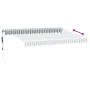 Automatic retractable awning with LED light in anthracite white 350x250 cm by , Awnings - Ref: Foro24-3215783, Price: 496,43 ...