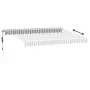 Automatic retractable awning with LED light in anthracite white 350x250 cm by , Awnings - Ref: Foro24-3215783, Price: 484,74 ...