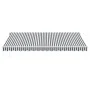 Manuelle ausfahrbare Markise mit LED-Licht in Anthrazit und Weiß 450x350 cm. von , Markisen - Ref: Foro24-3215797, Preis: 402...