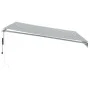 Retractable automatic awning with LED light anthracite white 400x350cm by , Awnings - Ref: Foro24-3215795, Price: 598,94 €, D...
