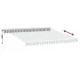Retractable automatic awning with LED light anthracite white 400x350cm by , Awnings - Ref: Foro24-3215795, Price: 598,94 €, D...