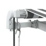Retractable automatic awning with LED light anthracite white 400x350cm by , Awnings - Ref: Foro24-3215795, Price: 598,94 €, D...
