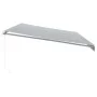 Manual retractable awning with LED light in anthracite and white, 600x350 cm. by , Awnings - Ref: Foro24-3215805, Price: 701,...