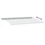 Manual retractable awning with LED light in anthracite and white, 600x350 cm. by , Awnings - Ref: Foro24-3215805, Price: 701,...