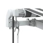Automatische ausfahrbare Markise mit LED-Licht in Anthrazit-Weiß 600x350 cm. von , Markisen - Ref: Foro24-3215807, Preis: 804...