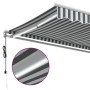Automatische ausfahrbare Markise mit LED-Licht in Anthrazit-Weiß 600x350 cm. von , Markisen - Ref: Foro24-3215807, Preis: 804...