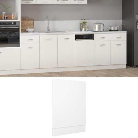Spülmaschinenverkleidung aus weißem Sperrholz, 45x3x67 cm. von , Küchenschränke - Ref: Foro24-802554, Preis: 30,41 €, Rabatt: %