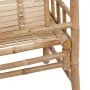Garden bench with bamboo cushion 120 cm by , garden benches - Ref: Foro24-3063884, Price: 143,39 €, Discount: %