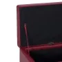Bank with storage space 116 cm synthetic leather burgundy by , Benches for halls and storage - Ref: Foro24-281313, Price: 182...