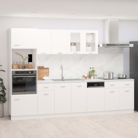 7-piece engineered wood kitchen furniture set in white by , Kitchen cabinets - Ref: Foro24-3067623, Price: 613,77 €, Discount: %
