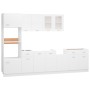 7-teiliges Küchenmöbelset aus weißem Holzwerkstoff von , Küchenschränke - Ref: Foro24-3067623, Preis: 613,05 €, Rabatt: %
