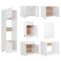 7-teiliges Küchenmöbelset aus weißem Holzwerkstoff von , Küchenschränke - Ref: Foro24-3067623, Preis: 613,05 €, Rabatt: %