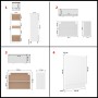 7-teiliges Küchenmöbelset aus weißem Holzwerkstoff von , Küchenschränke - Ref: Foro24-3067623, Preis: 613,05 €, Rabatt: %