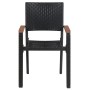 Gartensitzgruppe, 5-teilig, schwarz von , Gartensets - Ref: Foro24-3067808, Preis: 397,61 €, Rabatt: %