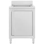 Professionelle Küchenspüle Edelstahl 60x60x96 cm von vidaXL, Wiederherstellung - Ref: Foro24-147227, Preis: 323,53 €, Rabatt: %