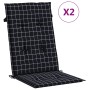 Cushions for pallet sofa, 2 units, black checkered fabric by , Cushions for chairs and sofas - Ref: Foro24-361256, Price: 45,...