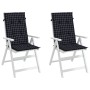 Cushions for pallet sofa, 2 units, black checkered fabric by , Cushions for chairs and sofas - Ref: Foro24-361256, Price: 45,...