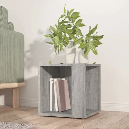 Beistelltisch aus grauem Sonoma-Sperrholz 33x33x34,5 cm von , Seitentische - Ref: Foro24-816021, Preis: 23,81 €, Rabatt: %