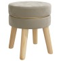 Dark gray velvet round stool by , Folding stools and chairs - Ref: Foro24-340271, Price: 46,79 €, Discount: %