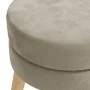 Dark gray velvet round stool by , Folding stools and chairs - Ref: Foro24-340271, Price: 38,03 €, Discount: %