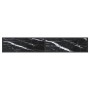 Schwarzer Marmor-Glastischkonsole 200x35x75,5 cm von , Seitentische - Ref: Foro24-331689, Preis: 103,93 €, Rabatt: %