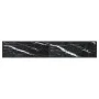 Tempered glass and black marble console table 200x35x75.5 cm by , Side tables - Ref: Foro24-331689, Price: 102,00 €, Discount: %