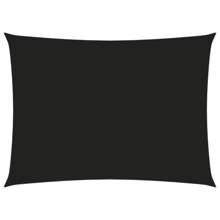 Rectangular black Oxford fabric sail shade 2x3.5 m by , Umbrellas - Ref: Foro24-135751, Price: 26,00 €, Discount: %