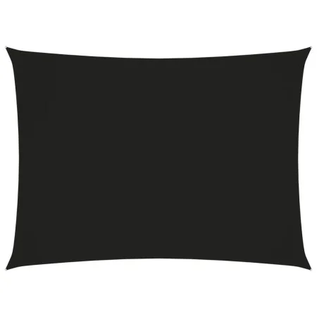 Rectangular black Oxford fabric sail shade 2x3.5 m by , Umbrellas - Ref: Foro24-135751, Price: 31,02 €, Discount: %