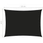 Rectangular black Oxford fabric sail shade 2x3.5 m by , Umbrellas - Ref: Foro24-135751, Price: 26,00 €, Discount: %