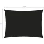 Rectangular black Oxford fabric sail shade 2x3.5 m by , Umbrellas - Ref: Foro24-135751, Price: 31,02 €, Discount: %