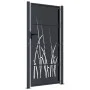 Gartentor aus anthrazitgrauem Stahl mit Grasdesign, 105x205 cm. von , Gartentore - Ref: Foro24-153171, Preis: 382,83 €, Rabat...