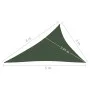 Dark green HDPE sail shade 160 g/m² 3x4x5 m by , Umbrellas - Ref: Foro24-311476, Price: 23,39 €, Discount: %