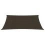 Brown HDPE sail shade 160 g/m² 2.5x4.5 m by , Umbrellas - Ref: Foro24-311785, Price: 31,39 €, Discount: %
