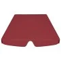 Dosel de repuesto columpio jardín rojo tinto 150/130x105/70 cm de , Cubiertas para carpas y cenadores - Ref: Foro24-312107, P...