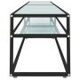 Mueble de TV vidrio templado color mármol blanco 220x40x40,5 cm de , Muebles TV - Ref: Foro24-331732, Precio: 107,25 €, Descu...