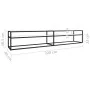 TV-Möbel aus gehärtetem Glas in weißem Marmorfarben, 220x40x40,5 cm. von , TV-Möbel - Ref: Foro24-331732, Preis: 106,35 €, Ra...