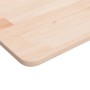 Eichenholz quadratischer Esstisch ohne Behandlung 80x80x1,5cm von , Tischplatten - Ref: Foro24-342918, Preis: 83,20 €, Rabatt: %
