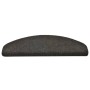 Alfombrillas autoadhesivas escalera 15 uds antracita 65x21x4 cm de vidaXL, Alfombrillas para escalones - Ref: Foro24-322353, ...
