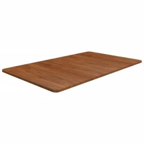 Massive dunkelbraune behandelte Holzwaschtischplatte 100x60x1,5 cm von , Arbeitsplatten - Ref: Foro24-343027, Preis: 74,04 €,...