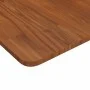 Massive dunkelbraune behandelte Holzwaschtischplatte 100x60x1,5 cm von , Arbeitsplatten - Ref: Foro24-343027, Preis: 74,04 €,...