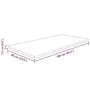 Massive dunkelbraune behandelte Holzwaschtischplatte 100x60x1,5 cm von , Arbeitsplatten - Ref: Foro24-343027, Preis: 74,04 €,...