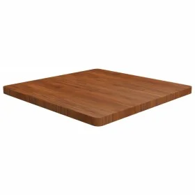 Square table top made of dark brown oak wood, 80x80x4 cm by , Table tops - Ref: Foro24-343078, Price: 171,74 €, Discount: %