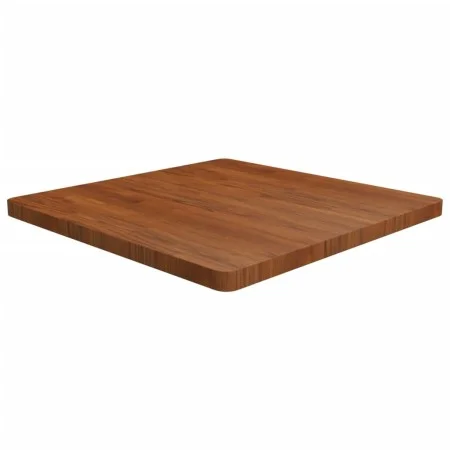 Square table top made of dark brown oak wood, 80x80x4 cm by , Table tops - Ref: Foro24-343078, Price: 171,74 €, Discount: %