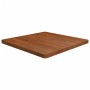 Square table top made of dark brown oak wood, 80x80x4 cm by , Table tops - Ref: Foro24-343078, Price: 175,20 €, Discount: %