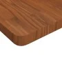 Square table top made of dark brown oak wood, 80x80x4 cm by , Table tops - Ref: Foro24-343078, Price: 171,74 €, Discount: %