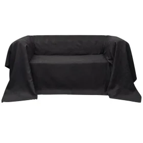 Charcoal gray microsuede sofa cover 210x280 cm by , Covers - Ref: Foro24-130896, Price: 14,30 €, Discount: %