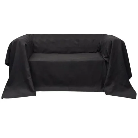 Charcoal gray microsuede sofa cover 210x280 cm by , Covers - Ref: Foro24-130896, Price: 18,97 €, Discount: %