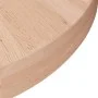 Round oak wood table top untreated surface Ø30x4 cm by , Table tops - Ref: Foro24-342907, Price: 27,96 €, Discount: %