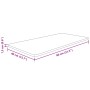 Massive unbehandelte Holzbad-Arbeitsplatte 80x40x1,5 cm von , Arbeitsplatten - Ref: Foro24-342924, Preis: 39,43 €, Rabatt: %
